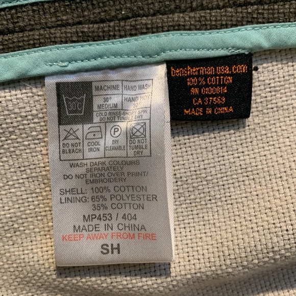 Ben Sherman Jacket/Coat, Men's XL, Olive Drab weathered look - Picture 5 of 7